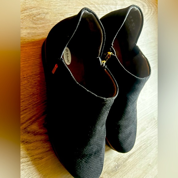 Dr. Scholls Shoe Boots Black Suede Size 8 - Picture 2 of 6